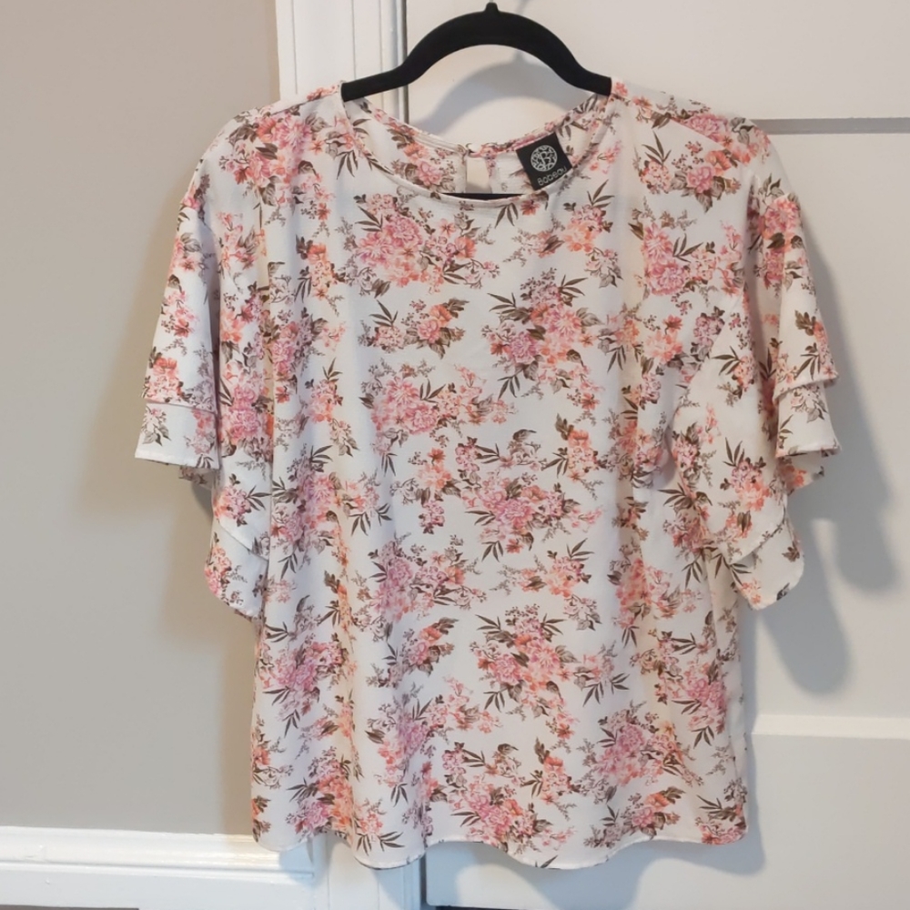 Pink Floral Top